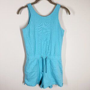 Athleta Girl Having A Great Time Romper Size Large Blue